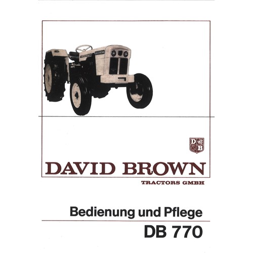 David brown db770 schlepper - david,