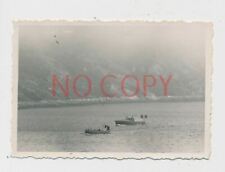 Foto WK II Klein Boote Norwegen Fjord von Schnellboot 1942  #37