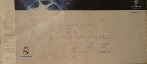 Ticket uefa 2009 - uefa, 2009/10