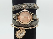 Damen Leder Armbanduhr