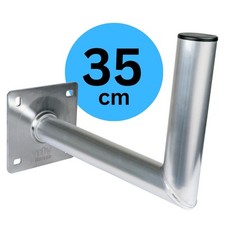 Schwaiger SAT Wandhalterung Aluminium 35cm Halterung Schüssel Antenne hellgrau