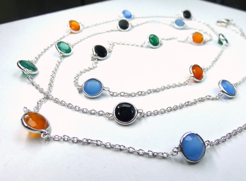 Edelstein collier 925 - 💎,