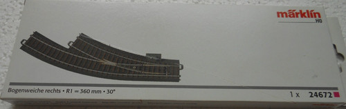 Märklin 24672 bogenweiche - h0,