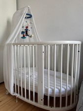 Stokke Sleepi Bett weiß (sehr guter Zustand)