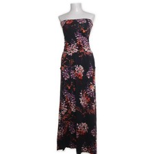 Lascana, Maxikleid, Größe: 40, Schwarz/Mehrfarbig, Blumen, Damen #9Dc