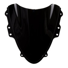 Double Bubble Ersatz Windschutzscheibe Schwarz für Suzuki GSX-R 600 2004-2005