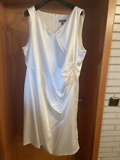Ulla Popken Brautkleid Cocktailkleid Weiß Satin Gr. 52 Plussize Modern Top chic