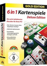Skat-Schafkopf-Romme-Canasta-Poker-Doppelkopf- 6 Kartenspiele - PC DVD - NEU 