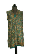 Tunika Kleid Seide Grün