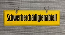 "Schwerbeschädigtenabteil" -
