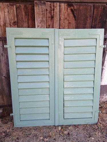 Paar fensterladen holz - 1,
