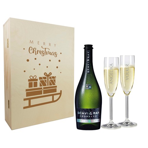 Geschenkset weihnachten sekt - geschenkset,