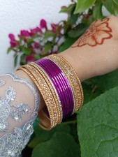 16 Indische Armreifen Ø6,5cm Schmuck Armband Bollywood Bangles Fasching Karneval