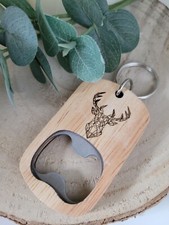Flaschenöffner Anhänger | Hirsch Anhänger | Jäger Geschenk | Männer Geschenk