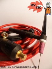 WIG Schweissbrenner WK WP  SR 9V mit Ventil 4 m SK35 passend ESAB EWM Rehm GYS