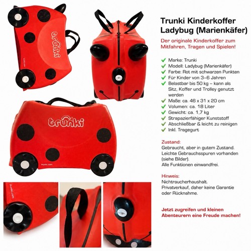 Trunki harley marienkäfer - trunki,
