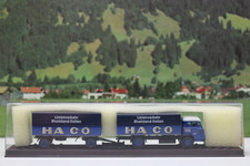 Brekina 1:87 Magirus Hängerzug Haco Linienverkehr Rheinland Italien Ovp Nr.5075