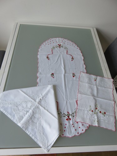 Handarbeit tischdecke - tw.,