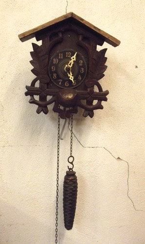 Uhr kuckucksuhr klein holz - uhr,, kuckucksuhr,