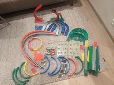 Darda Bahn, 4x Darda Auto, Konvolut vintage 80er,Looping Steilkurve, Sprungschan