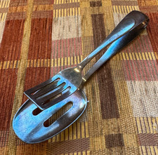 Vintage Vorlegezange / Servierzange – GR 90 – versilbert – ca. 1950er Jahre