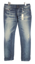 Diesel Lowky Regular-Straight Low Waist 081K6 Jeans Damen W30/L34 Zerrissen