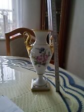 Alte Prunkvase In Pokalform Alboth und Kaiser/Schwanenhalsvase