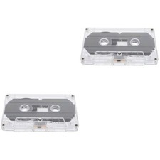  2 Pieces Tonbandkassette Kassettenbanddekoration Blankaudio-Aufnahmekassette