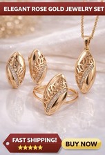 585 Roségold Schmuckset