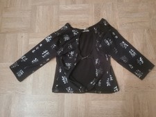 Bluse bauchfrei Braun S M einzigartig Neu