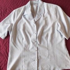 Hellblaue KA-Bluse ERFO Gr. 38