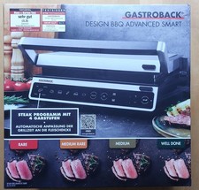 Gastroback 42542 BBQ Advanced Smart Kontaktgrill 4 Garstufen 2000 W * NEU