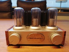 Teamtronic ® Design Radio "Röhrenradio" | Holzoptik | Beleuchtet