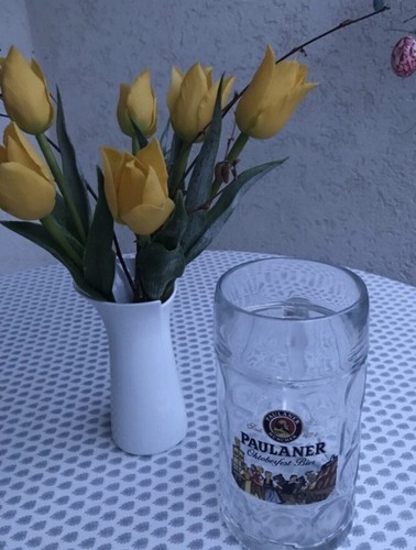 Paulaner bierkrug glasklar - paulaner,