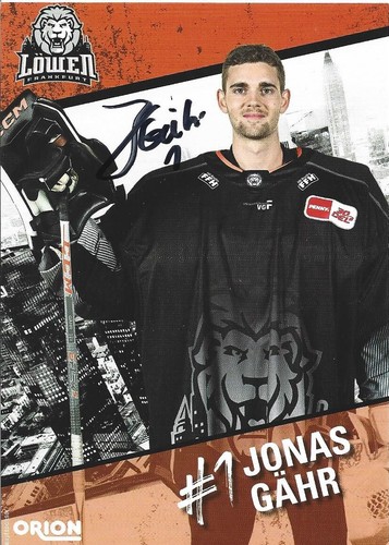Jonas gähr löwen frankfurt - gähr, /