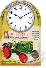 Oldtimer wanduhr motiv deutz - motiv,