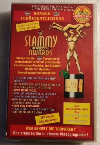 Wwf vhs slammy awards 1996 - slammy,