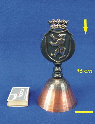 Vintage tischglocke handglocke - tischglocke,