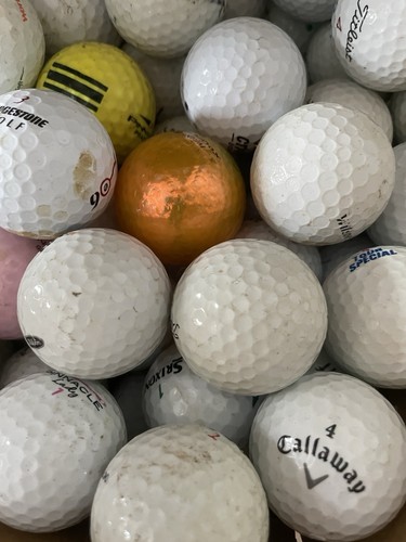 50x gemischte golfbälle - 50x,