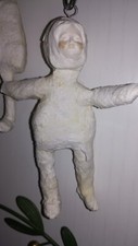 Schneekind Wattekind Pappmache