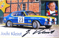 Neue rallye autogrammkarte - neue,