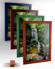 Juno MDF Bilderrahmen 62 Größen DIN A Panorama Puzzle USA warm antireflex