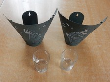 Partylite Wandhalter Paar Arizona Teelichthalter Votivkerzen OVP