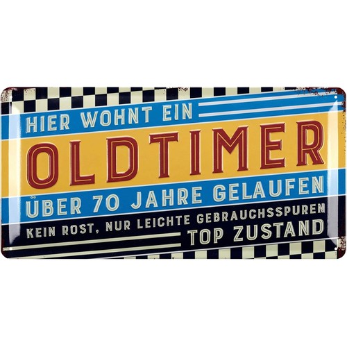 Blechschild schild jahre - blechschild,