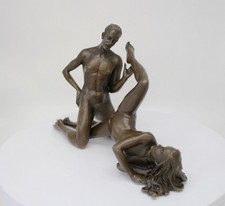 Statue Paar Sexy Art Deco Stil