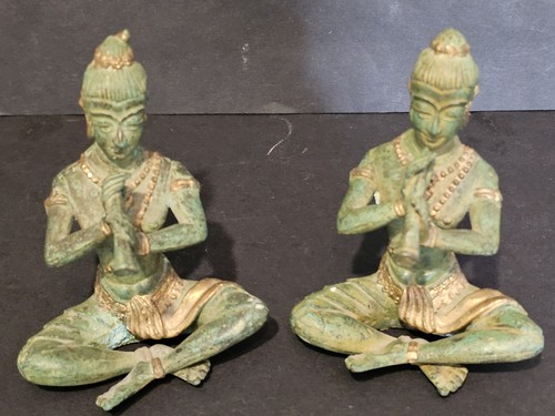 Antikes paar bronze - bronze, thai