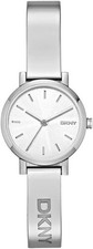 DKNY Damenuhr Soho Silber