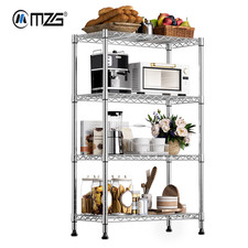 Höhenverstellbares Chromregal