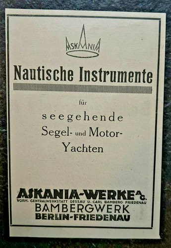 Askania nautische - askania, ,