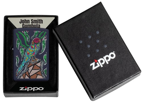 Original navy matt zippo - original,